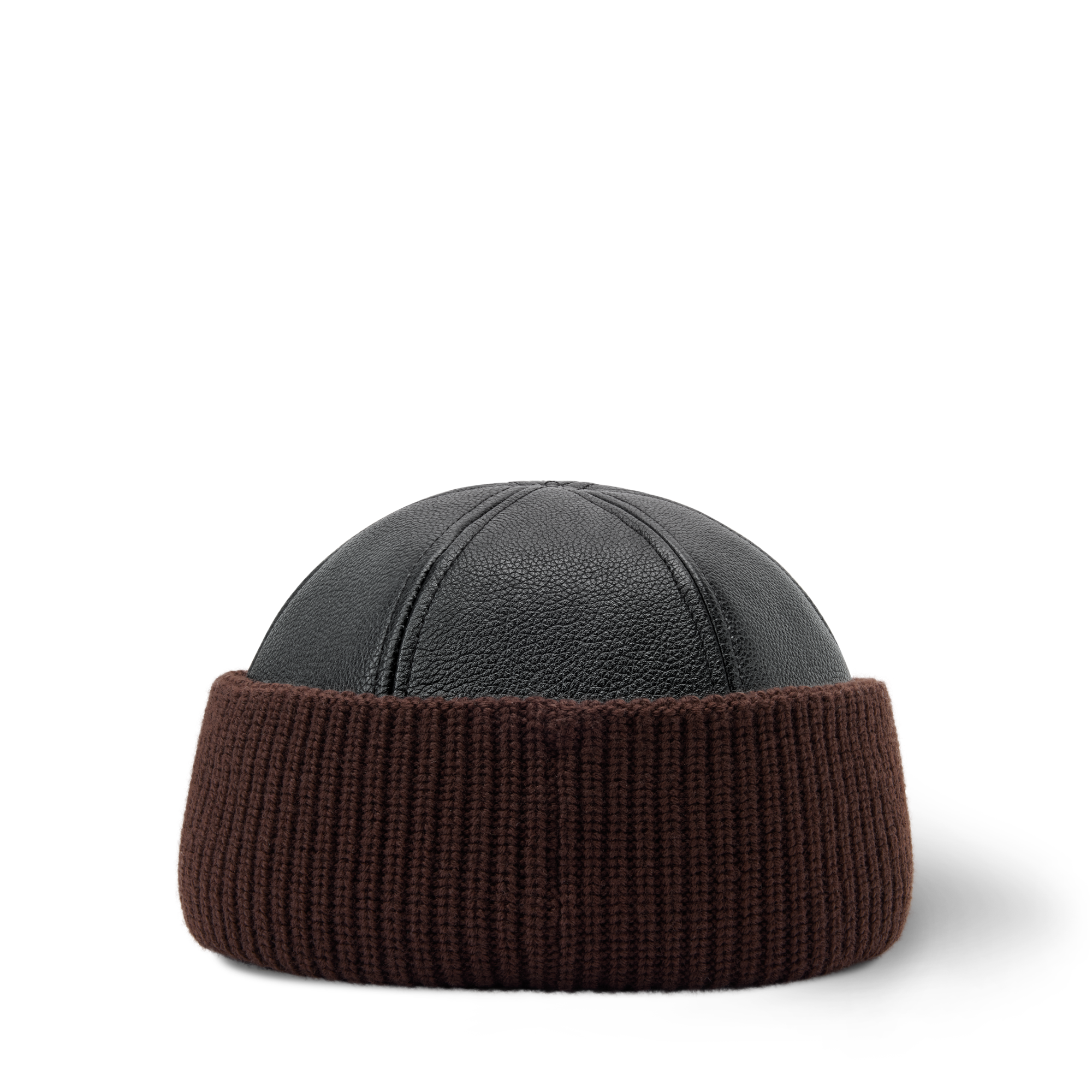 LV Artic Leather & Knit Beanie S00 - Accessories M5995S | LOUIS